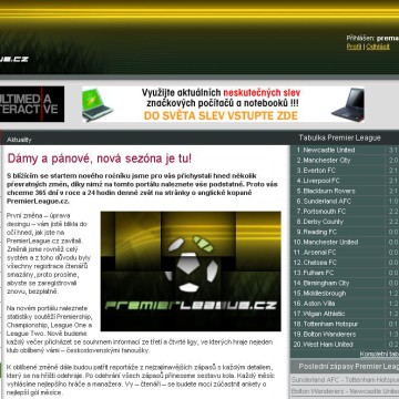 PremierLeague.cz 2007-2008