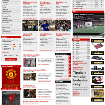 Kampaň SAZKA na portále Premier League.cz