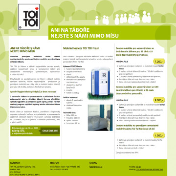 TOI TOI, sanitární systémy, s.r.o.